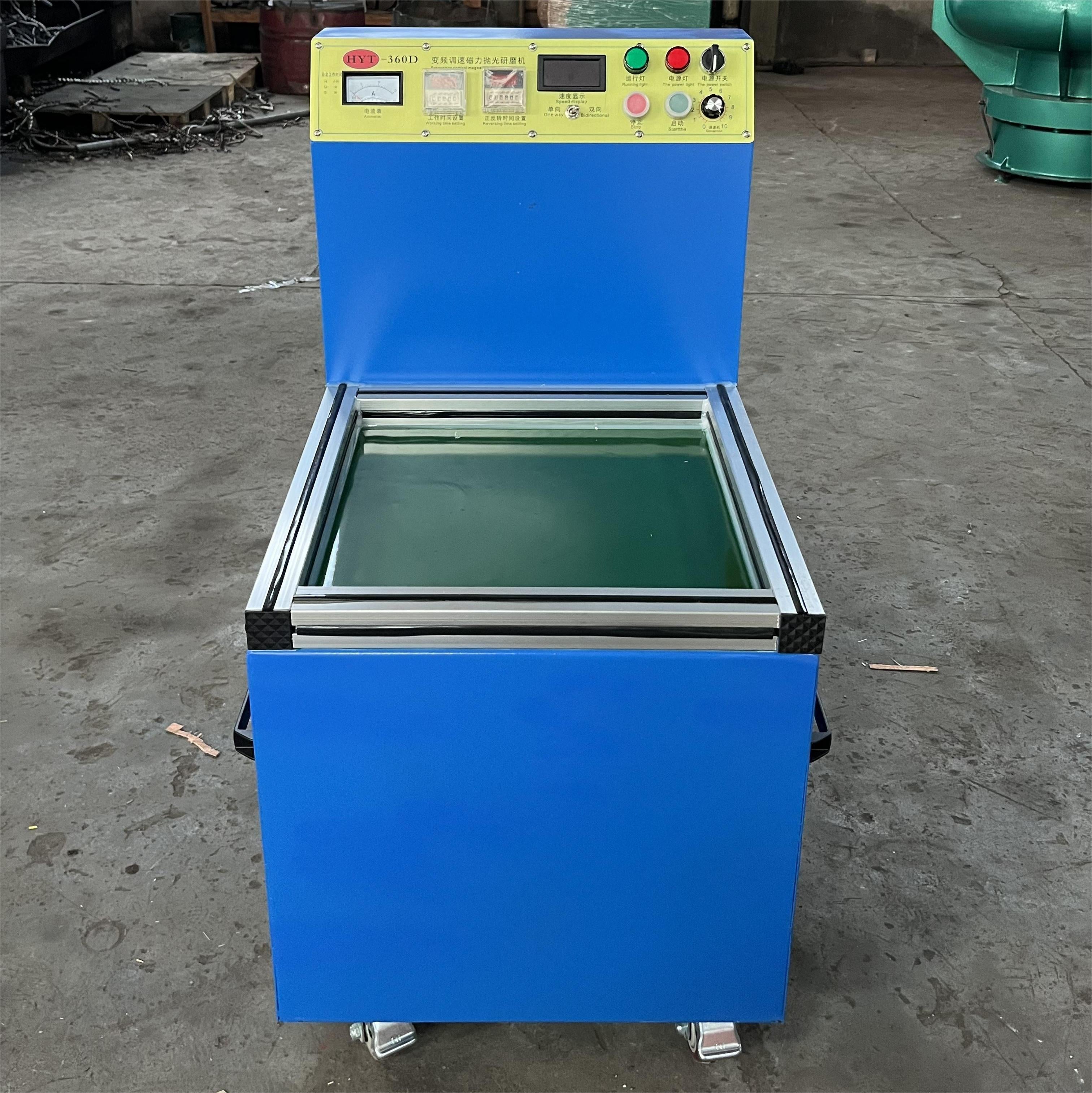 Magnetic polishing machine