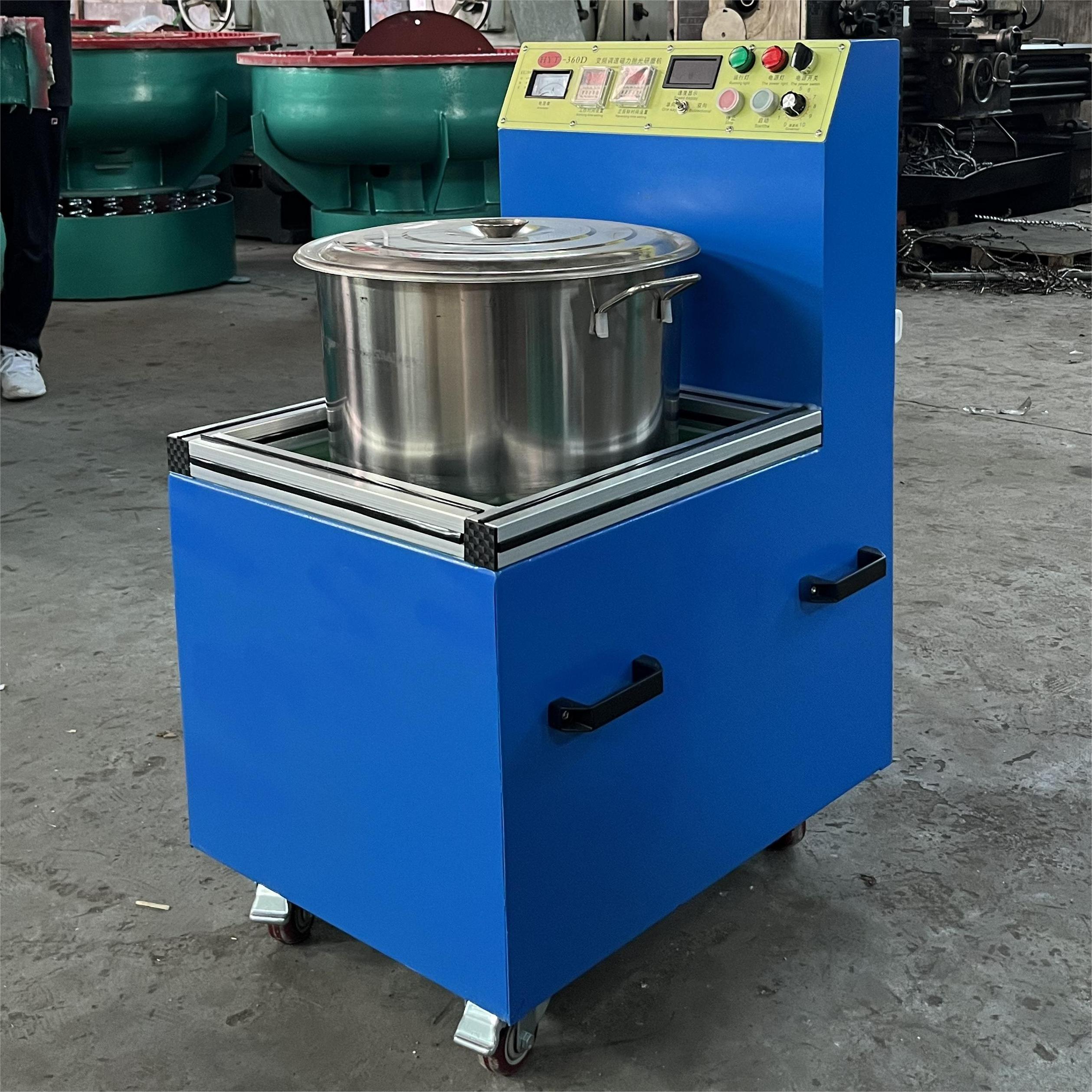 Magnetic polishing machine