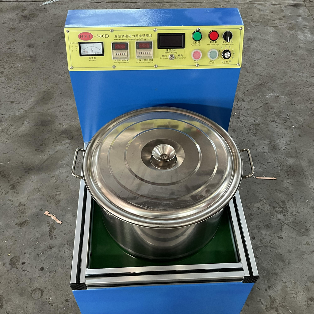 Magnetic polishing machine