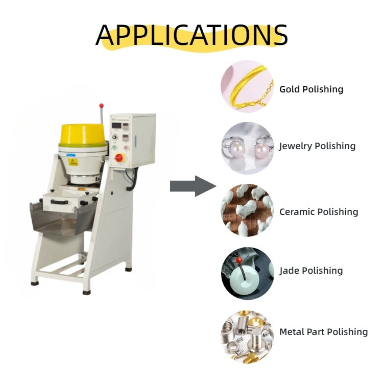 Centrifugal Disc Finisher for Jewelry